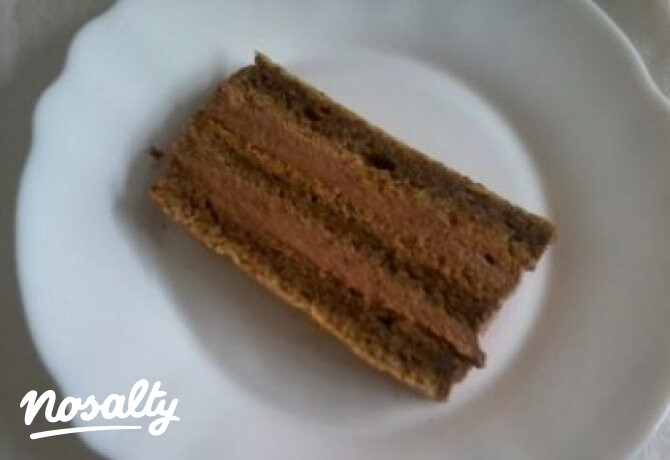 Kakaókrémes-diós szelet