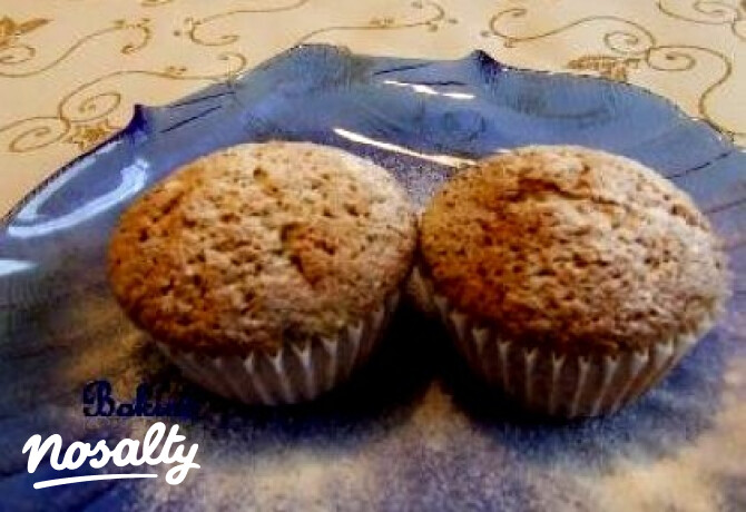Mogyorós muffin áfonyával