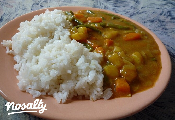 Japán vegetáriánus curry