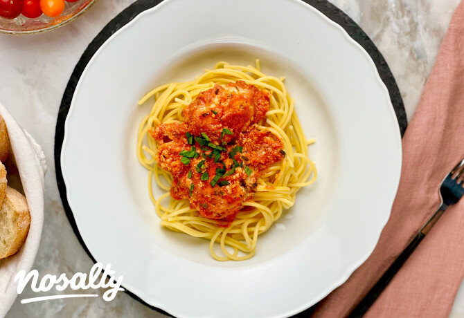 Olasz ricottagombócos spagetti