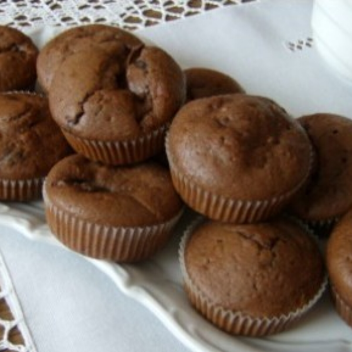 Ezen a képen: Nutellás csokis muffin