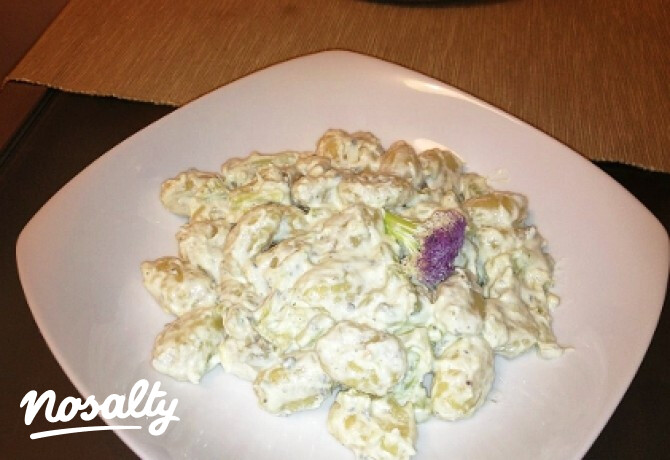 Gorgonzolás-karfiolos gnocchi