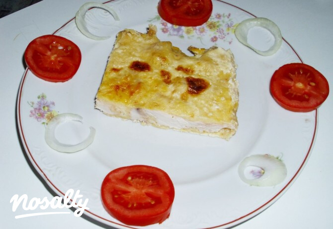 Sajtba forgatott tejszínes csirkemell