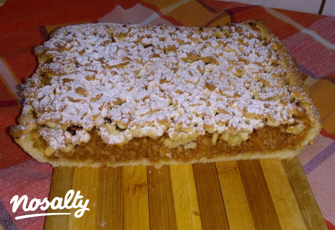 Reszelt almás süti