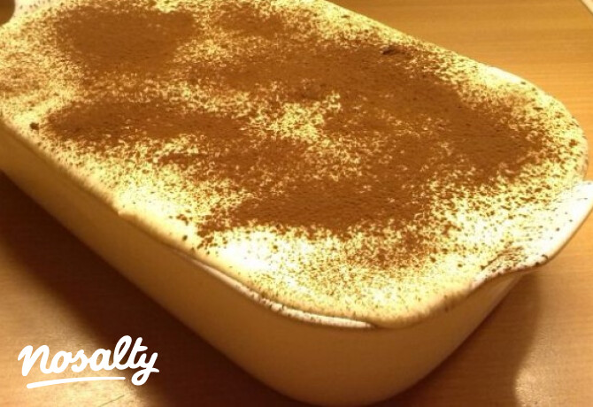 Cukormentes hamis tiramisu kakaóval