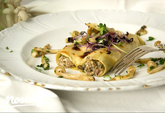 Velővel töltött cannelloni