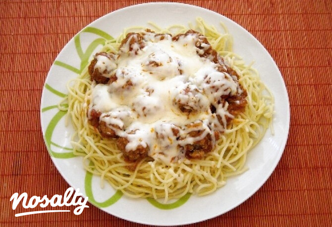 Szicíliai húsgombócos spagetti