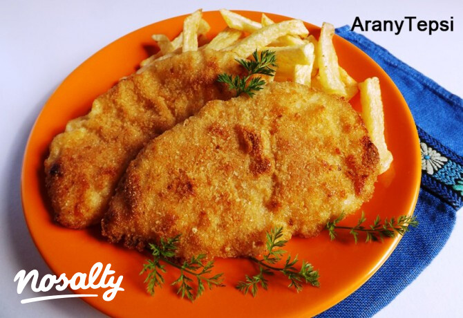 Sütőben sült parmezános rántott csirkemell