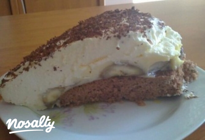 Habos- banános torta