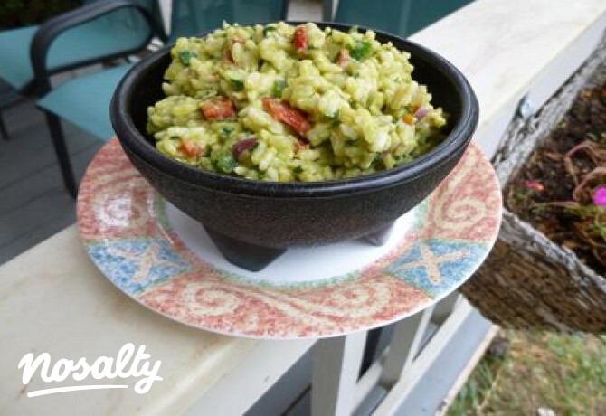 Guacamole rizs