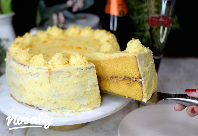 Mimosa-torta – narancsos-mandulás finomság