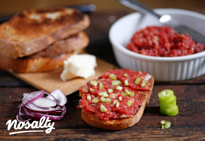 Magyaros tatár beefsteak