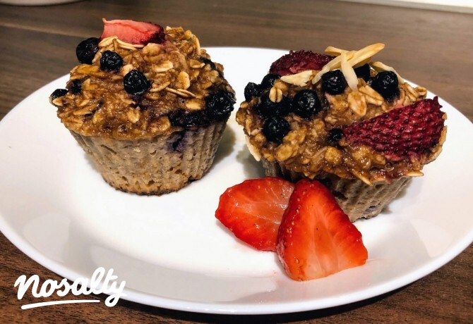 Gyümölcsös zabmuffin