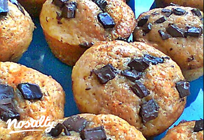 Sütőtökös muffin csokidarabkákkal