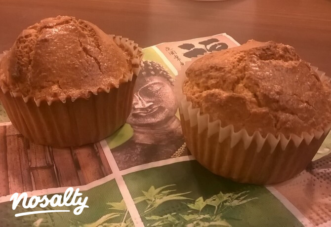 Tej- és cukormentes zabpelyhes muffin