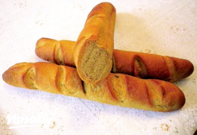 Kukoricás baguette