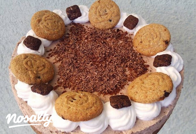 Mogyorós-nutellás sajttorta