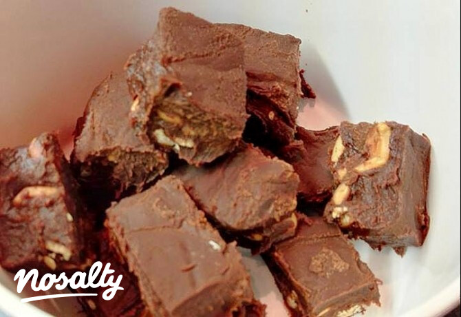 Narancsos-mogyorós csoki fudge
