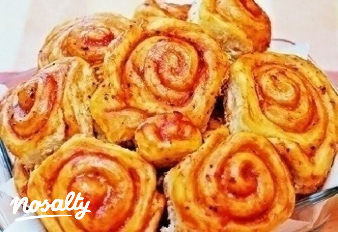 Pizzás csiga