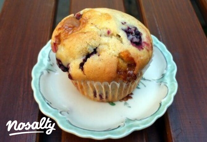 Szedres -karamellás muffin