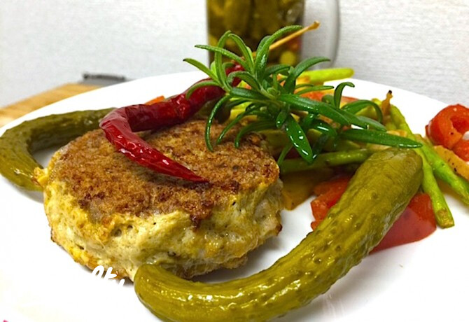 Egyszerű kenyérmentes hamburgerfasírt