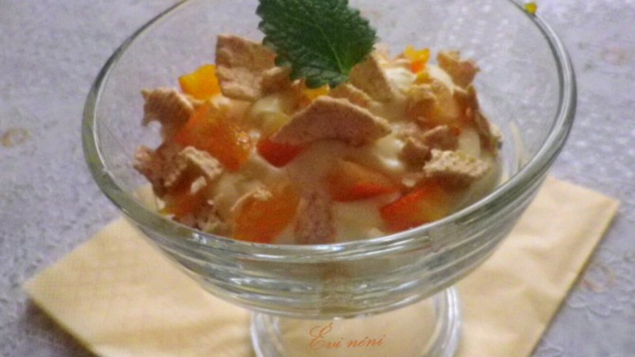 Narancsos-mascarponés reggeli