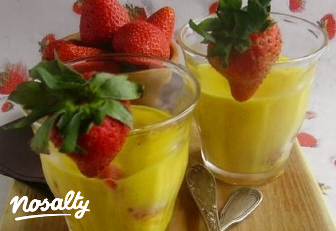 Zabaglione eperrel