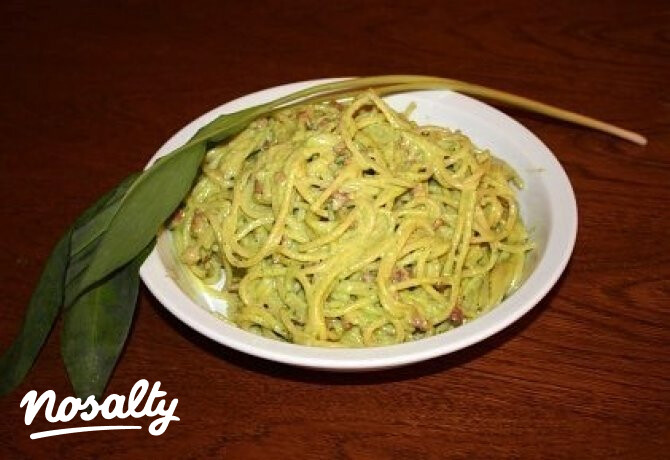 Carbonara 6. - medvehagymás