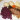 Fehérboros sült libacomb gyümölcsökkel és rizzsel