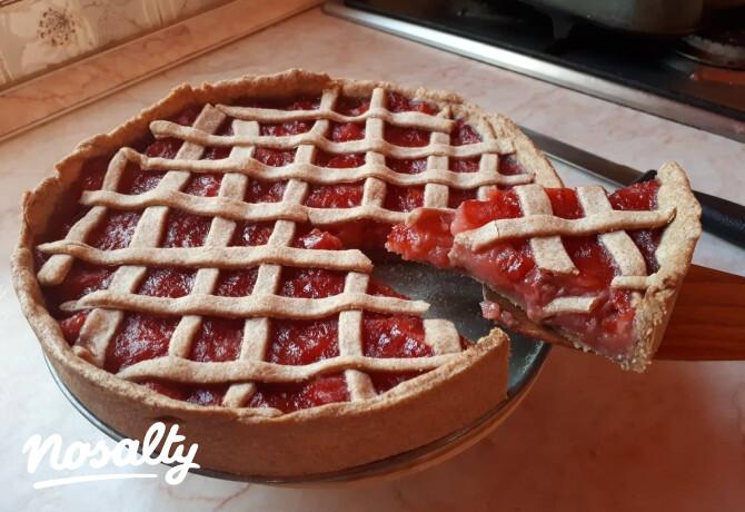 Almás-epres teljes kiőrlésű pite