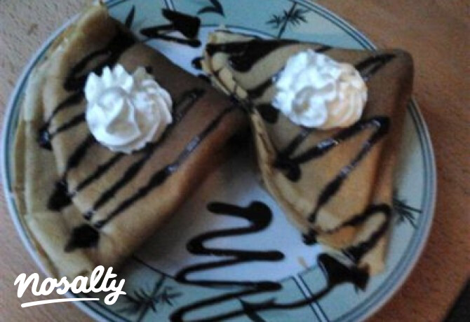 Gesztenyés-mascarponekrémes palacsinta