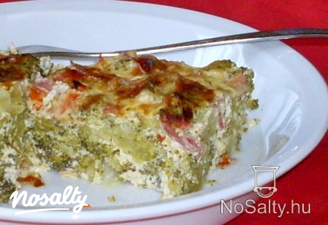 Csőben sült brokkoli baconnel