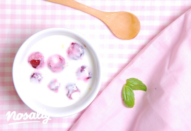 Citrusos-meggyes panna cotta