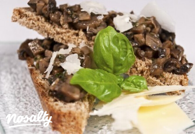Gomba bruschetta