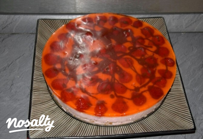 Joghurtos-epres csokis torta