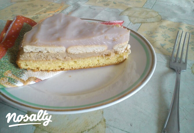 Gesztenyés-pudingos torta