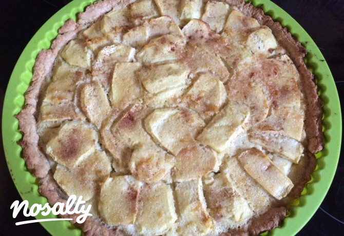 Almás pite tönkölybúzalisztből