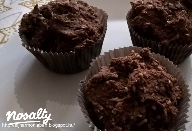 Gluténmentes kókuszos-csokis muffin