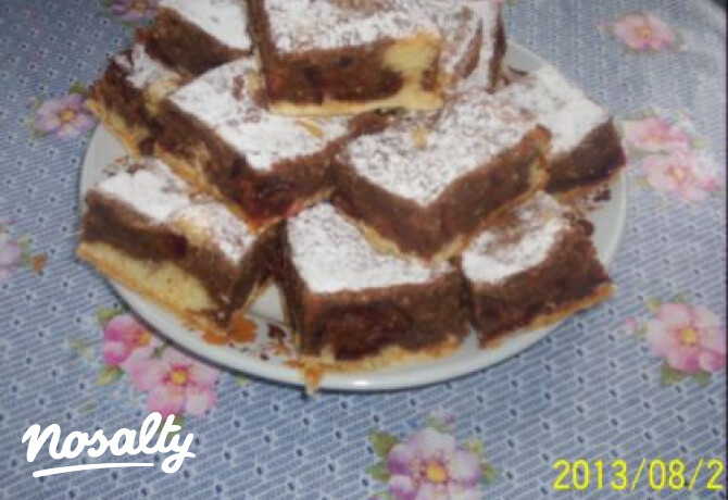 Szilvás-körtés süti