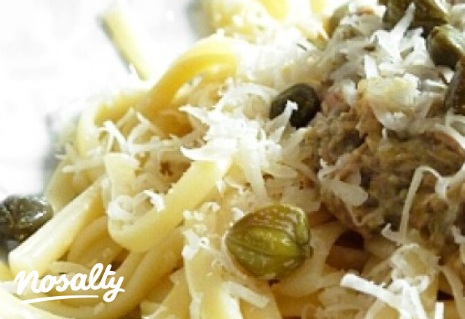 Pikáns szardíniás spagetti