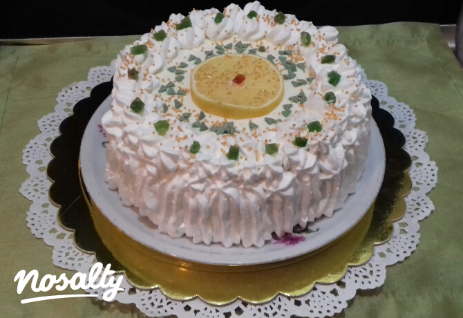 Mascarponés citromtorta