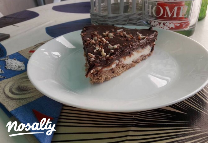 Sütés nélküli csokikrémes torta