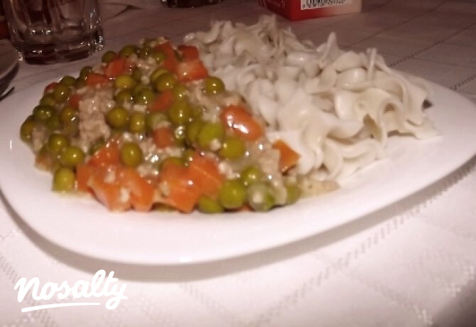 Zöldséges ragu tönkölykockával