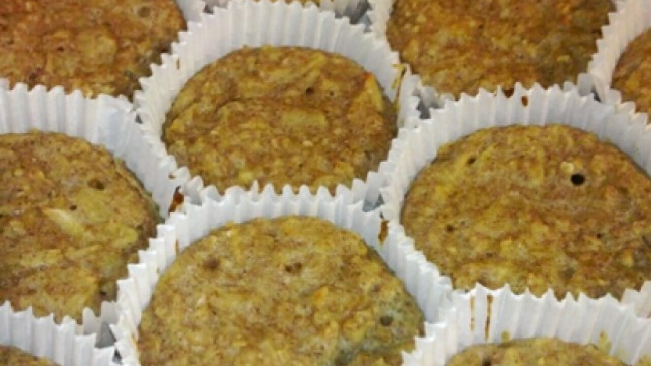 Cukormentes almás-fahéjas muffin