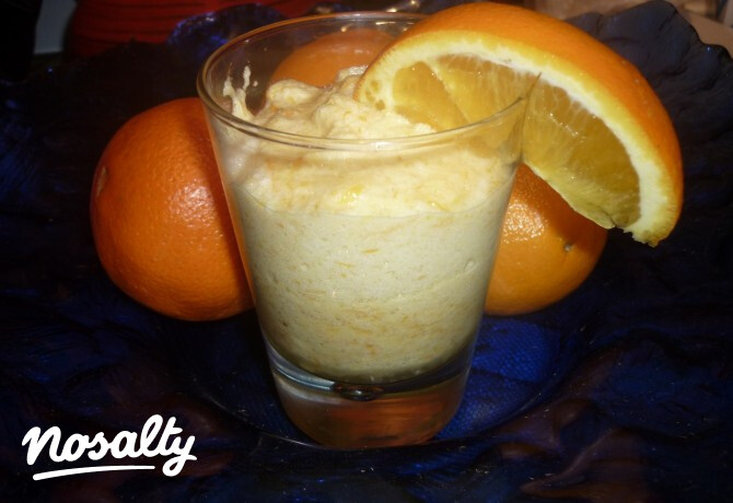 Narancs mousse nyírfacukorral