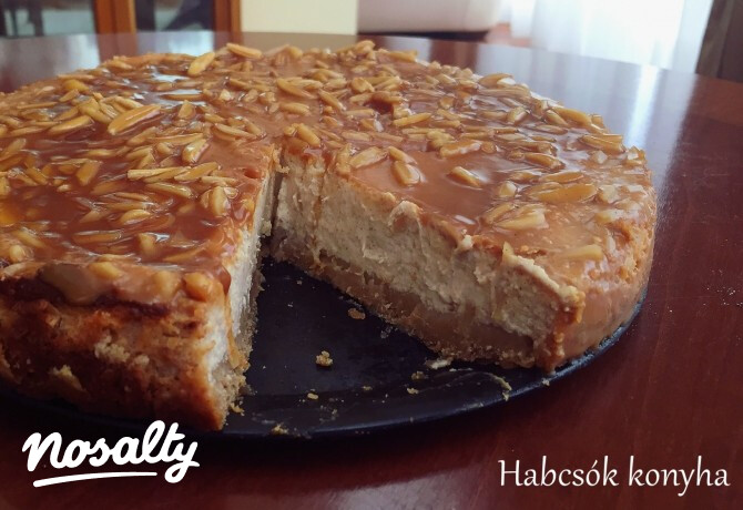 Almás pite sajttorta módra