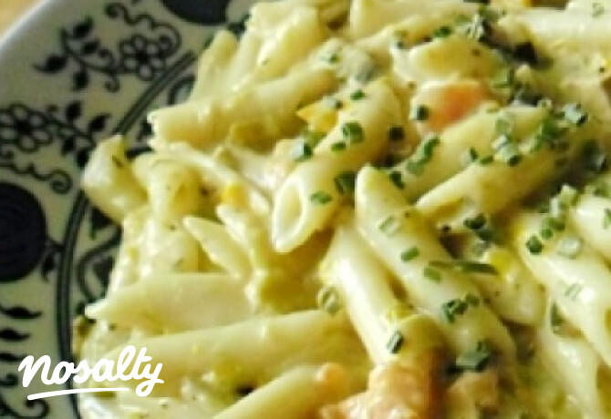 Tejszínes-tofus penne