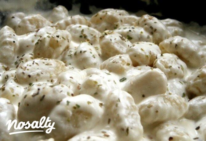 Sajtszószos gnocchi