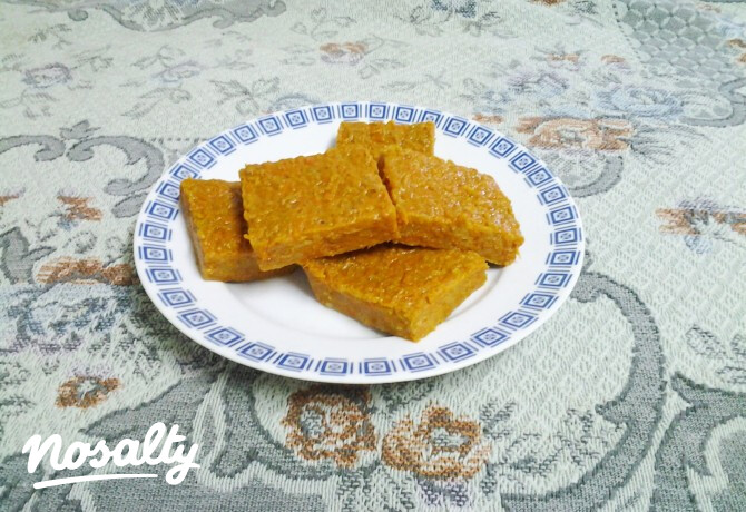 Sütőtökös kekszes szelet