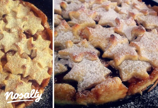 Fűszeres rumos almás pite